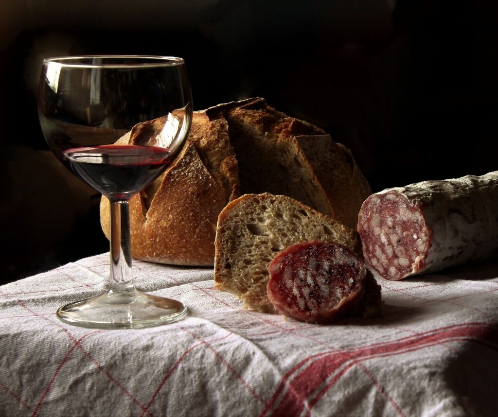 bread and wine italian sayings